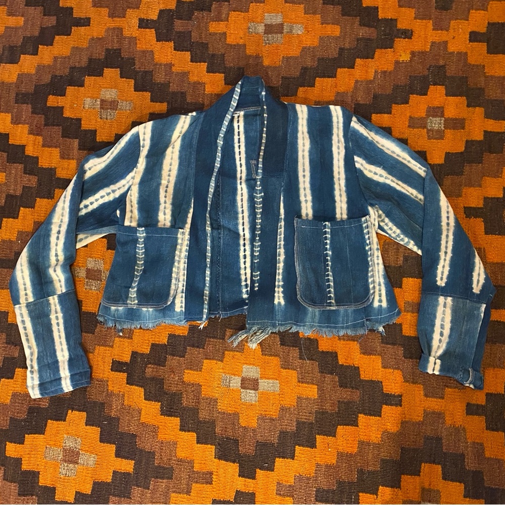 Handmade Indigo-dyed Denim Blazer